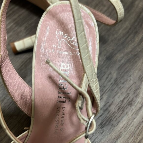 Amalfi creme colored heels / 8 - Picture 5 of 5